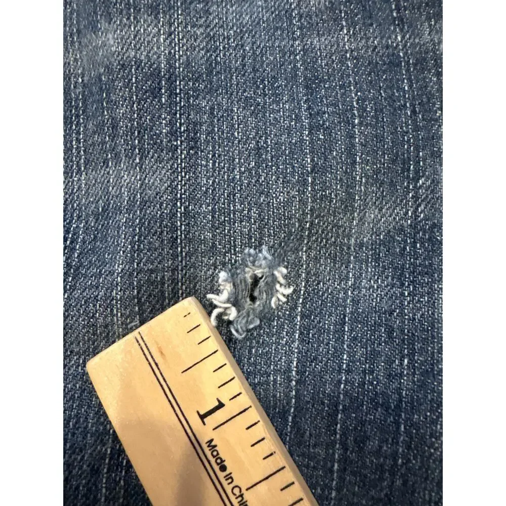 Levis 559 Jeans Mens 42x30 Blue Relaxed Fit Straight Leg Distressed Y2K *READ*